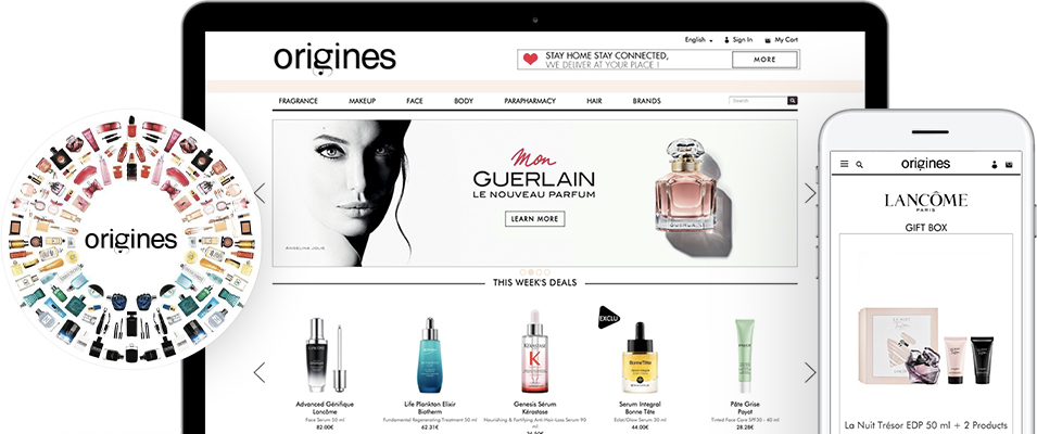 Migration to Magento 2 Origines Parfums