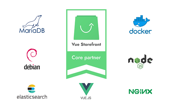Logo Vue Storefront Core Partner